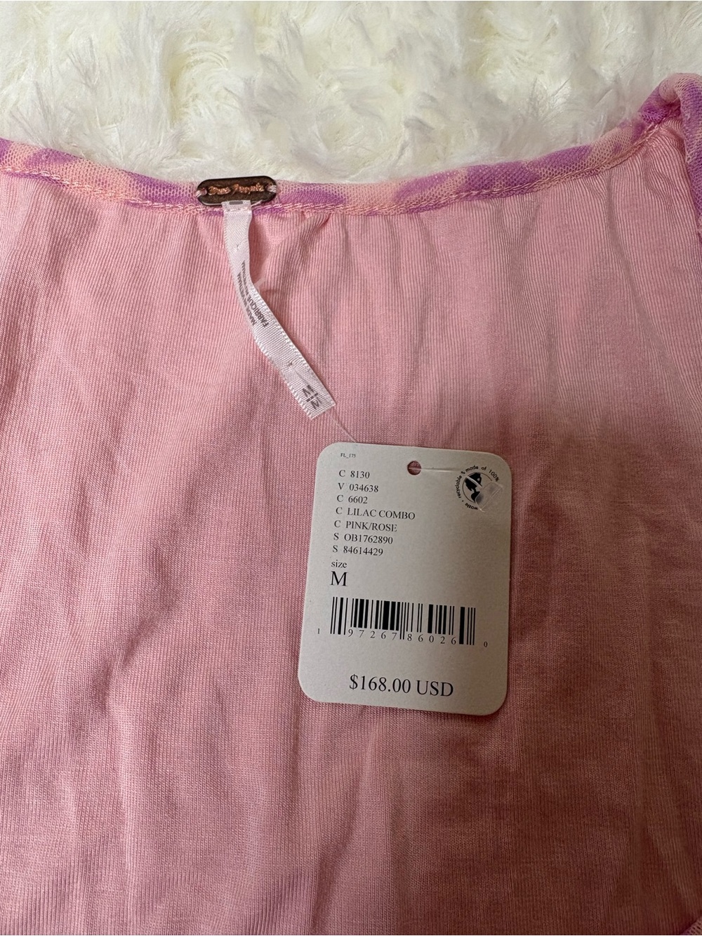 Free People It's Fate Longsleeve Midi Dress in the 'Lilac Combo' colorway, NWT - Picture 8 of 13